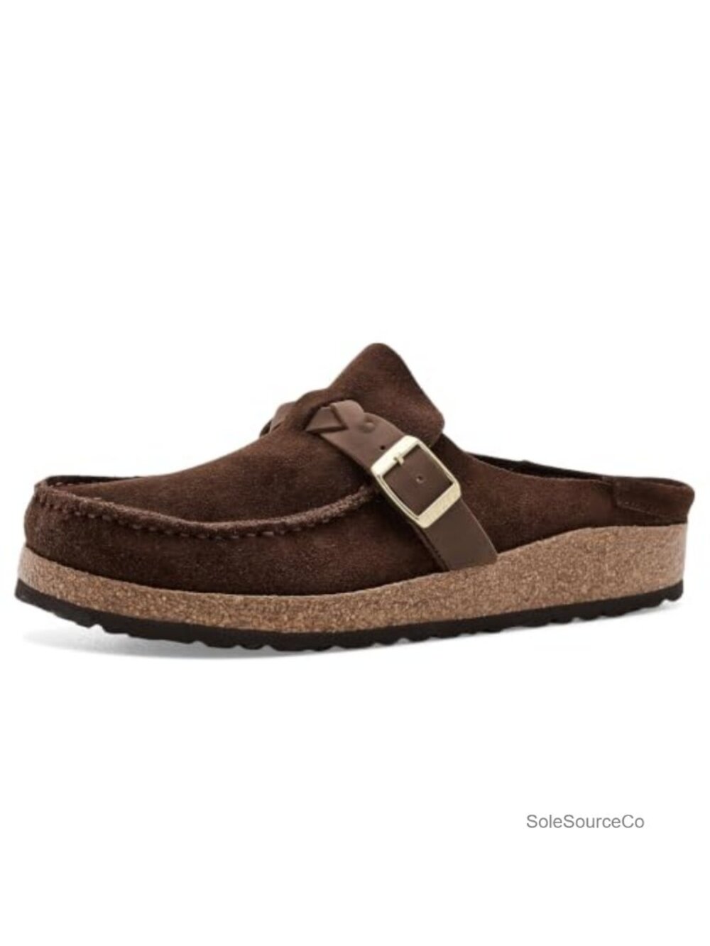 Suede Mocc with Buckle, Leather Lining, EVA Outsole